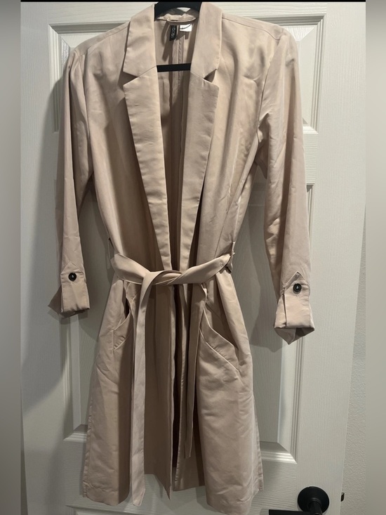 H&M Jackets & Blazers - H&M Light Beige Trench Coat with Belt